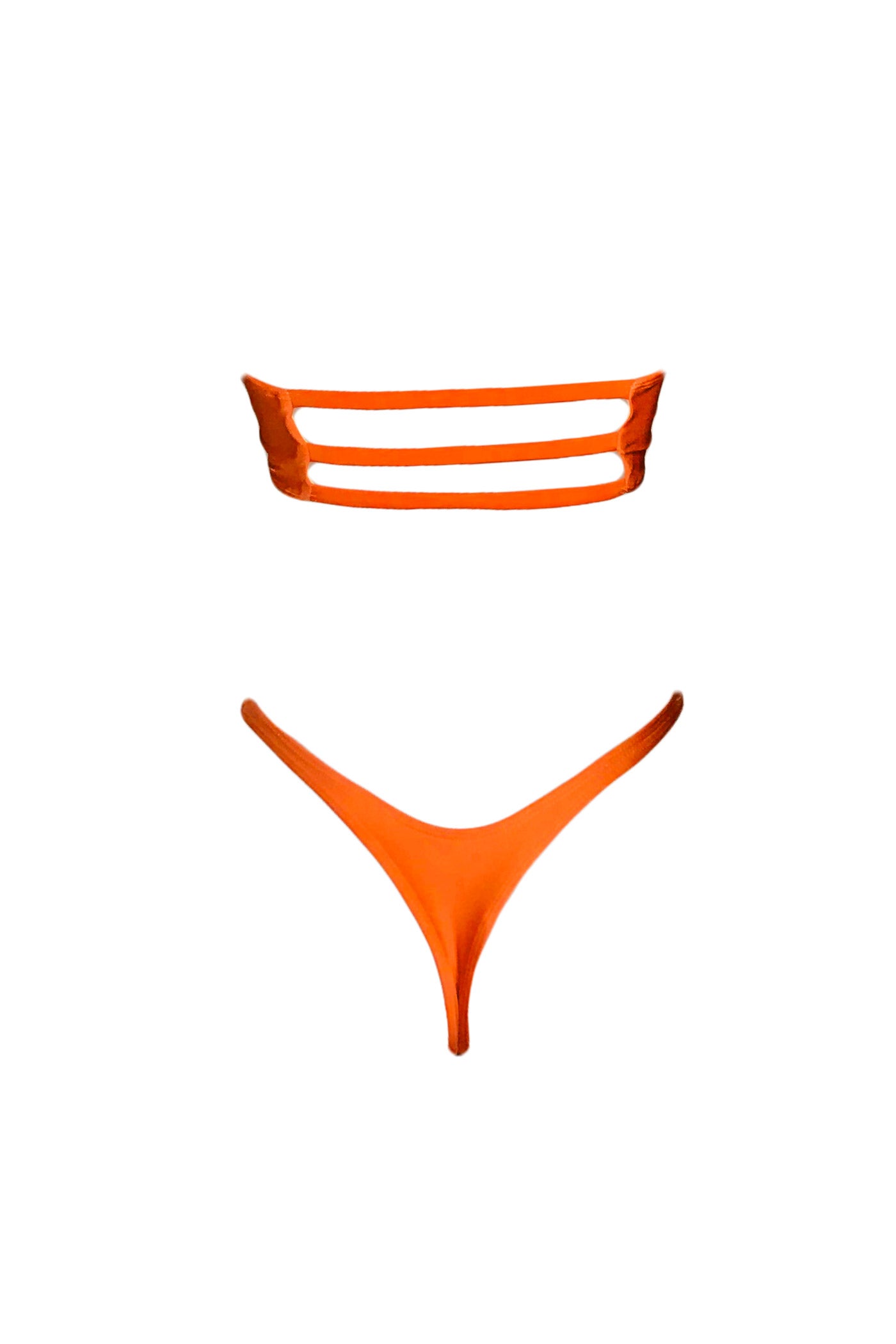 Burnt Orange // High Hip Thong